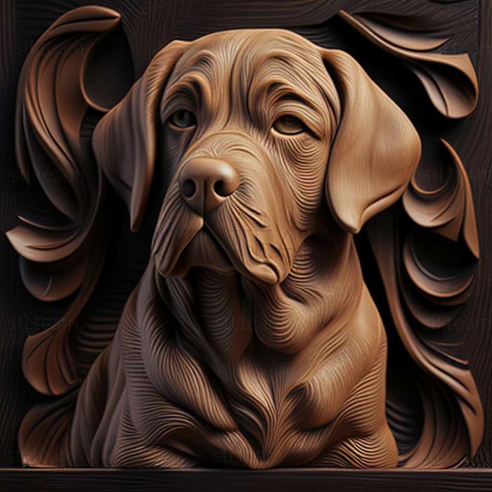 3D модель Кувас собака (STL)